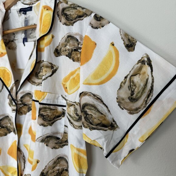 Katie Kime The World Is Your Oyster Pajama Shorts Set Womens 2XL New With Tags - Picture 4 of 13